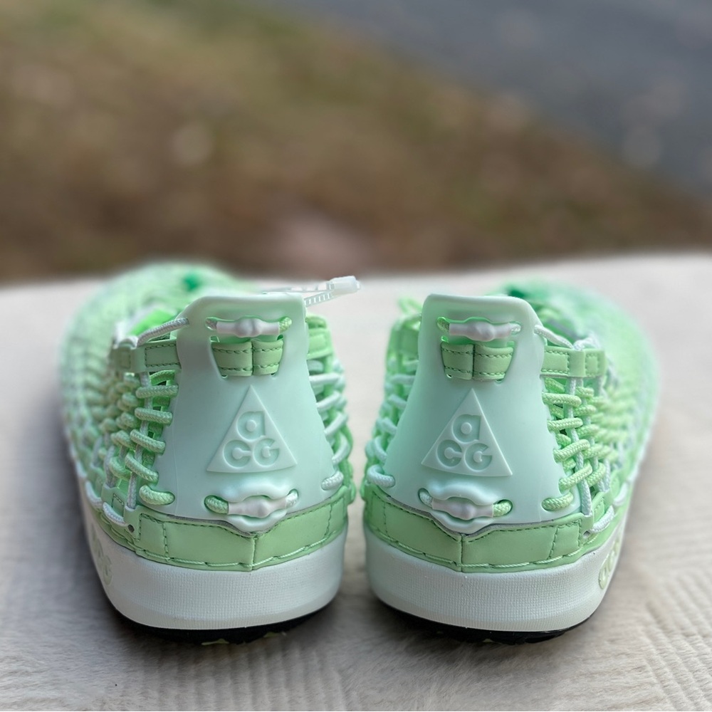 NEW Men’s Size 9 Womens 10.5 Unisex Nike ACG Watercat+ Vapor Green Woven Sneaker - Picture 3 of 8